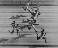 Harrison Dillard wins Gold medal at the 1948 London Olympics